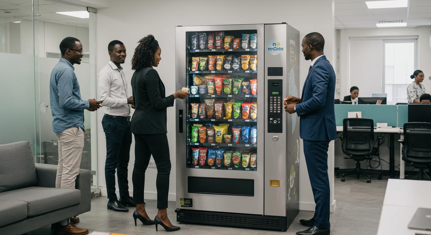 Boost Employee Satisfaction with On-Site Vending Machines in Ghana - PlenishBox Ghana vending solutions